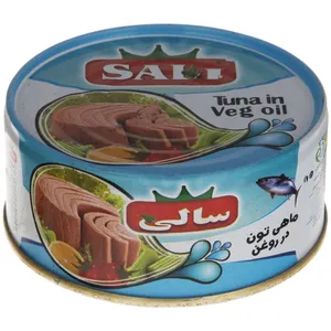 کنسرو ماهی تون در روغن سالی مقدار 150 گرم