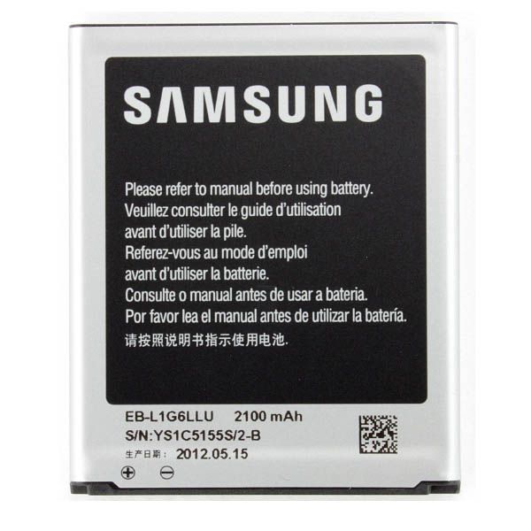 باتری موبایل مدل EB-L1G6LLU ظرفیت 2100 میلی آمپر ساعت مناسب برای گوشی موبایل سامسونگ galaxy s3