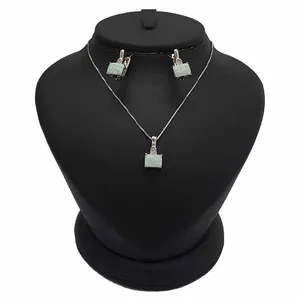 نیم ست نقره زنانه ترمه 1 مدل اوپال کد AR96