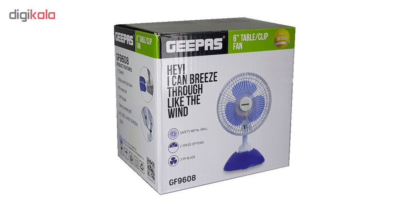 پنکه جی پاس مدل GF9608 پنکه جی پاس مدل GF9608
