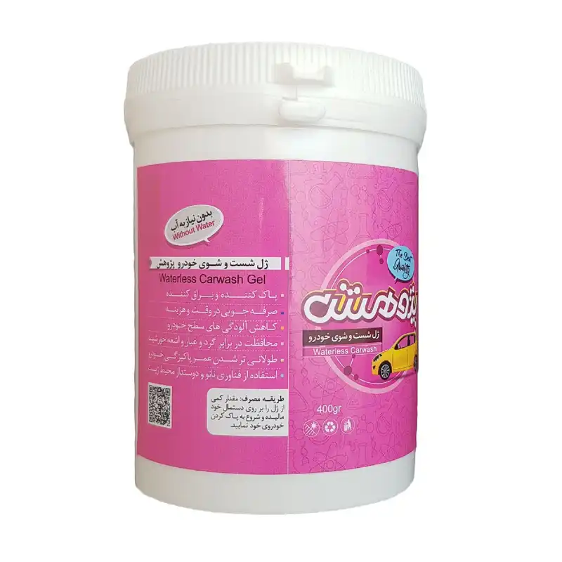 ژل تمیز کننده بدنه خودرو پژوهش مدل 2AV400 حجم 400 میلی لیتر