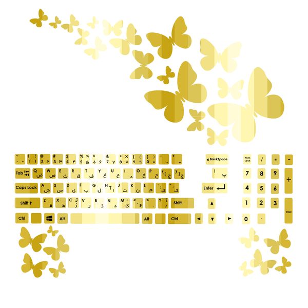استیکر لپ تاپ صالسو آرت مدل 19 hk به همراه برچسب کیبورد استیکر لپ تاپ صالسو آرت مدل 19 hk به همراه برچسب کیبورد