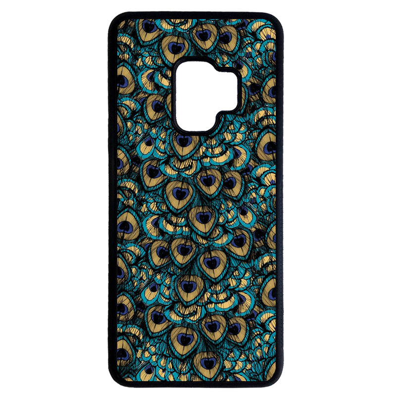 کاور طرح طاووس کد 1105408781 مناسب برای گوشی موبایل سامسونگ galaxy s9 plus