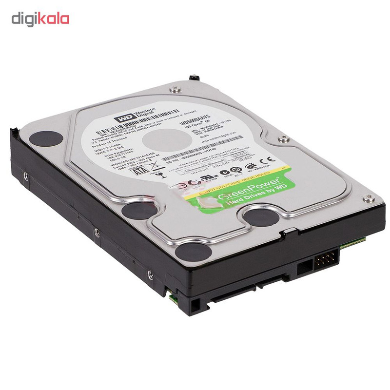 هارد دیسک اینترنال وسترن دیجیتال مدل WD5000AAVS ظرفیت 500 گیگابایت