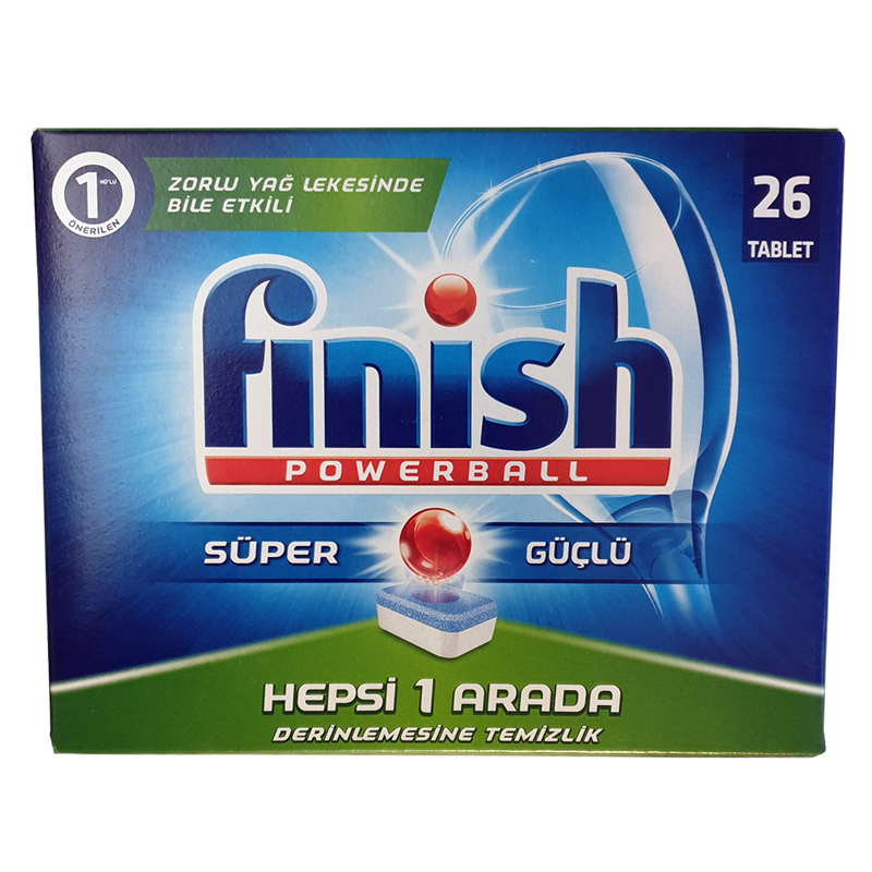 قرص ماشین ظرفشویی فینیش مدل HEPSI 1 ARADA بسته 26 عددی