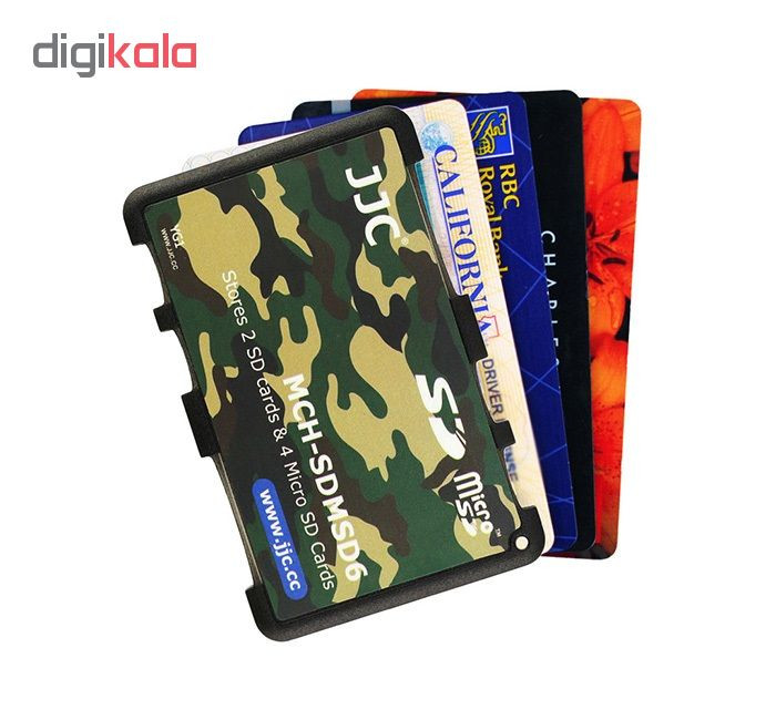 کیف محافظ کارت حافظه جی جی سی مدل MCH-SDMSD6