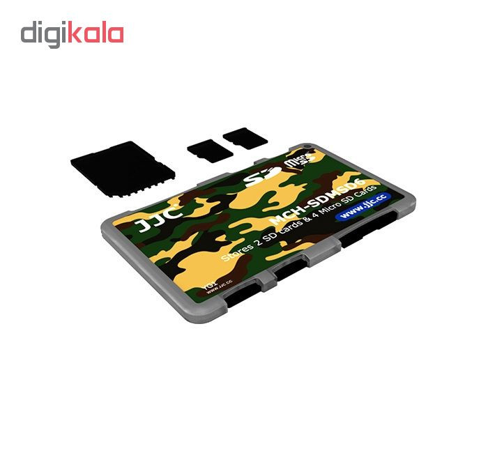 کیف محافظ کارت حافظه جی جی سی مدل MCH-SDMSD6