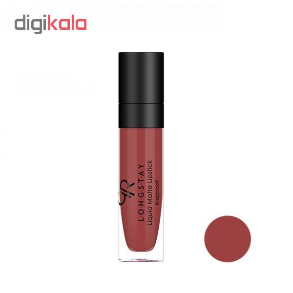 رژ لب مایع گلدن رز شماره 19