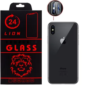 LION RL007 Lens Protector  For Apple Iphone X Pack Of 2