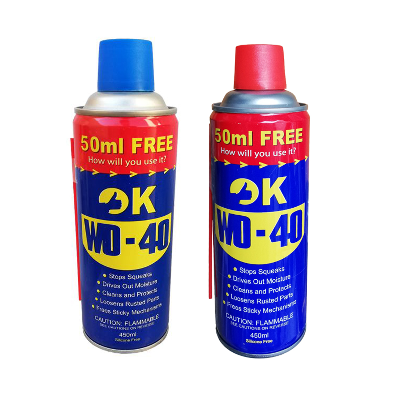 اسپری روان کننده اوکی مدل WD40 بسته 2 عددی