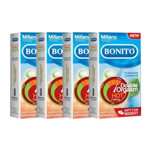کاندوم بونیتو مدل double hot مجموعه 4 عددی