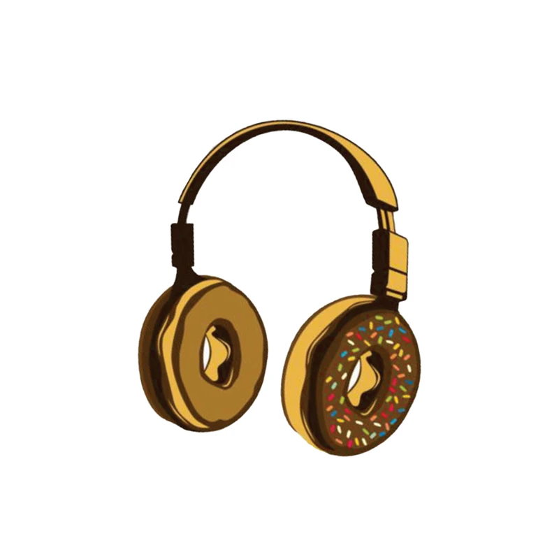 استیکر تزئینی موبایل طرح هدفون کد STM660