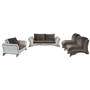 مبل راحتی 7 نفره چشمه نور مدل MA-304/BR-CR-BR