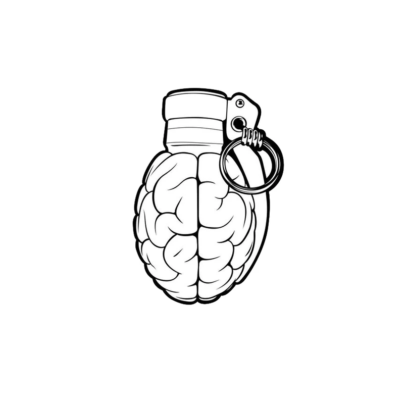 استیکر تزئینی موبایل طرح نارنجک کد STM677