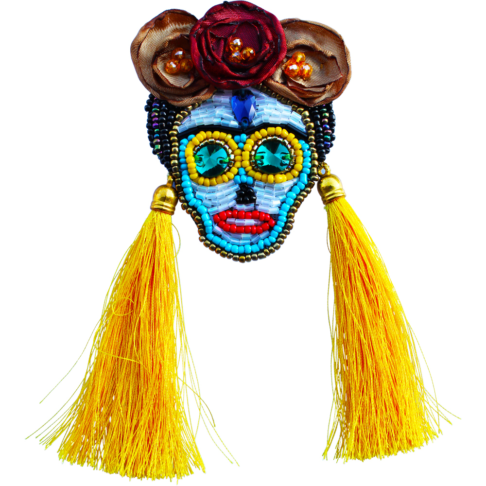 سنجاق سینه زنانه طرح فریدا