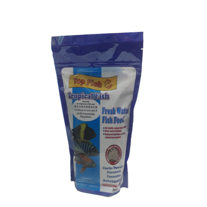 غذا ماهی تاپ فیش مدل Tropical FISH وزن 200 گرم