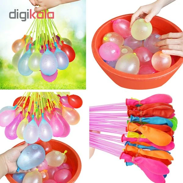 عکس شماره 8 : بادکنک آبی مجیک بالون مدل waterballon کد 2001197 بسته 3 عددی