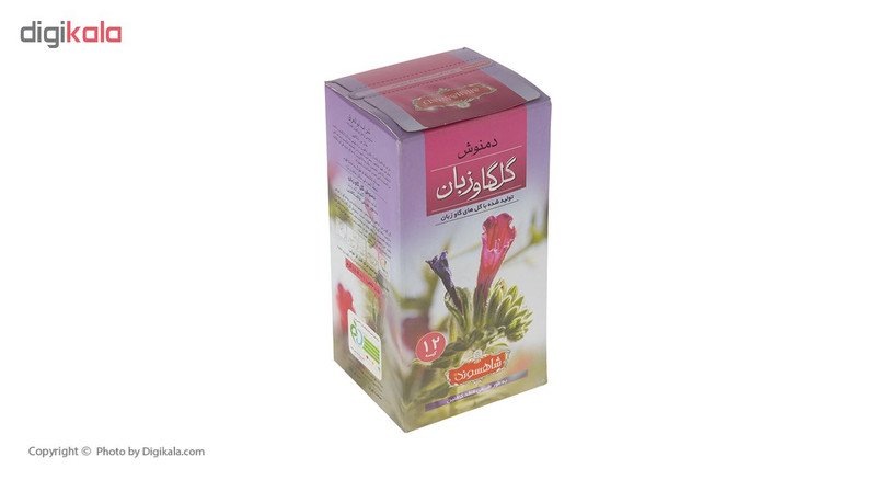 دمنوش گیاهی گل گاوزبان شاهسوند بسته 12 عددی