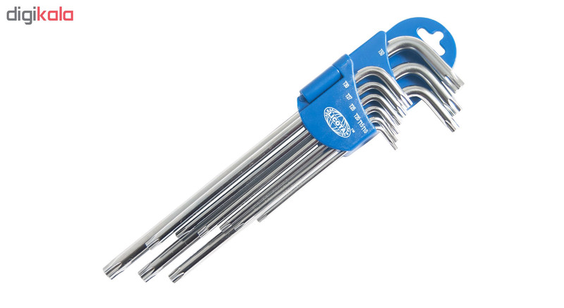 مجموعه 9 عددی آچار آلن ستاره ای لیکوتا مدل 2TX30091DPM