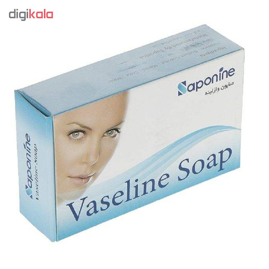 صابون شتشو ساپونین مدل وازلین وزن 100 گرم