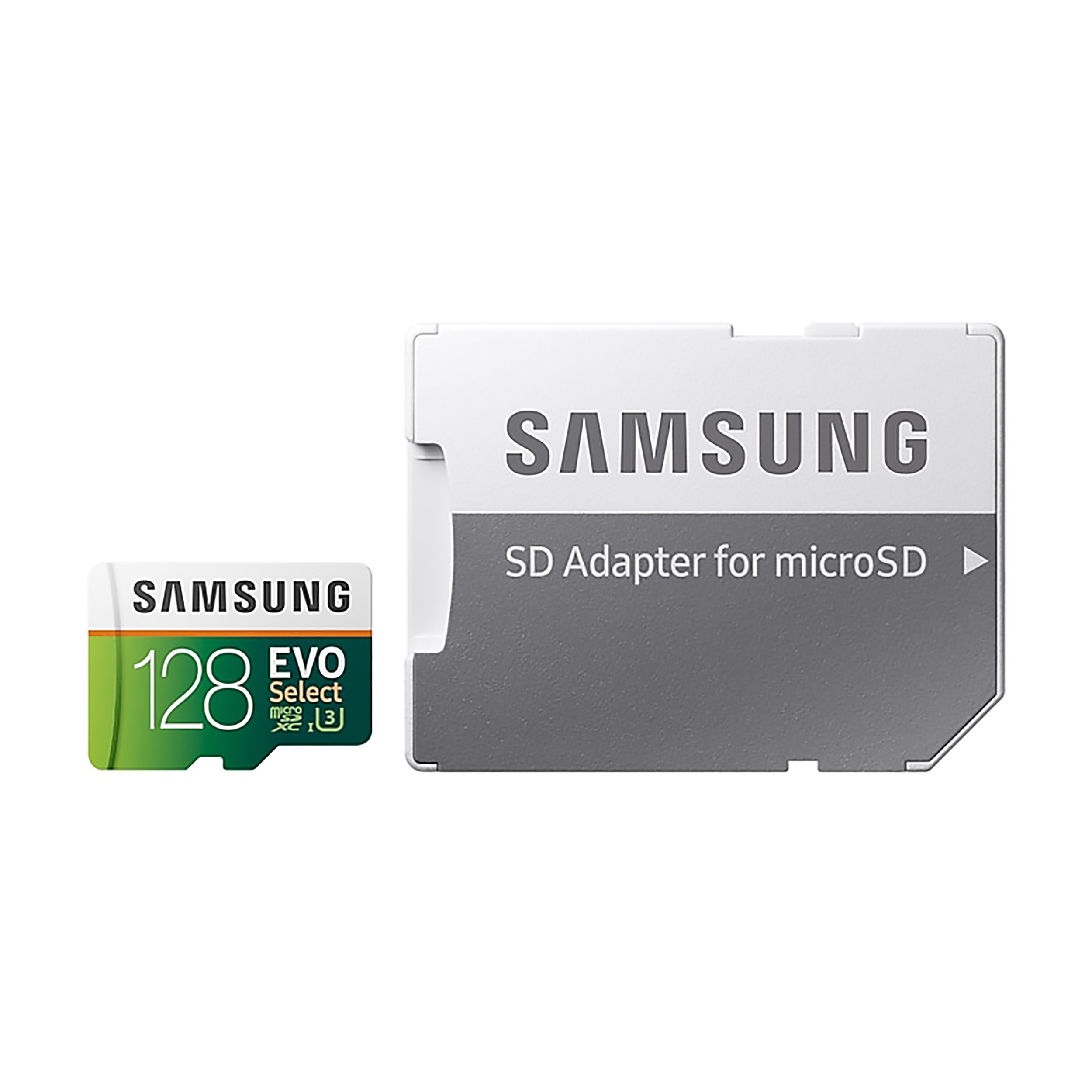 کارت حافظه microSDXC  مدل Evo Select کلاس 10 استاندارد UHS-I U3 سرعت 100MBps ظرفیت 128 گیگابایت به همراه آداپتور SD