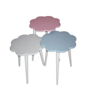 میز عسلی طرح گل کد 02 مجموعه 3 عددی