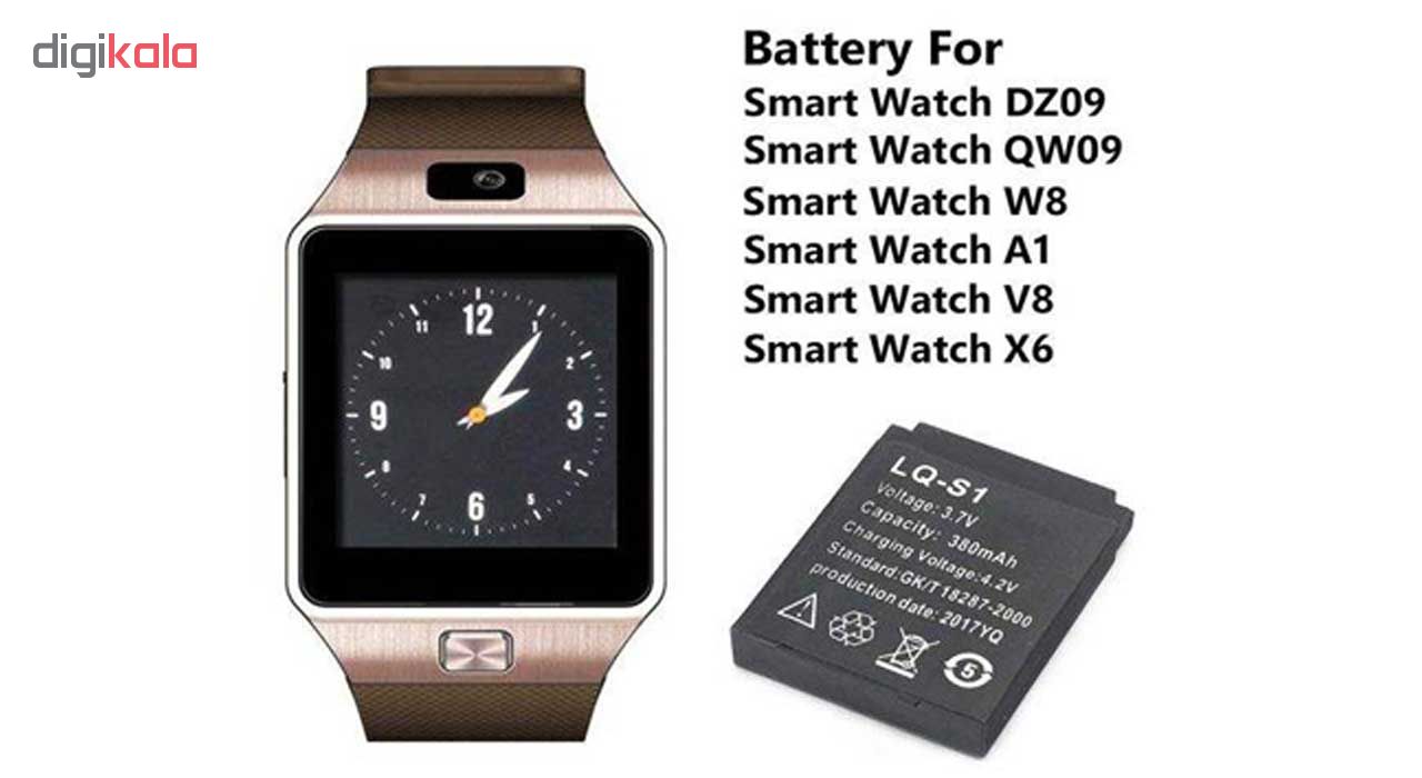باتری ساعت هوشمند مدل LQ-S ظرفیت 380 میلی آمپر