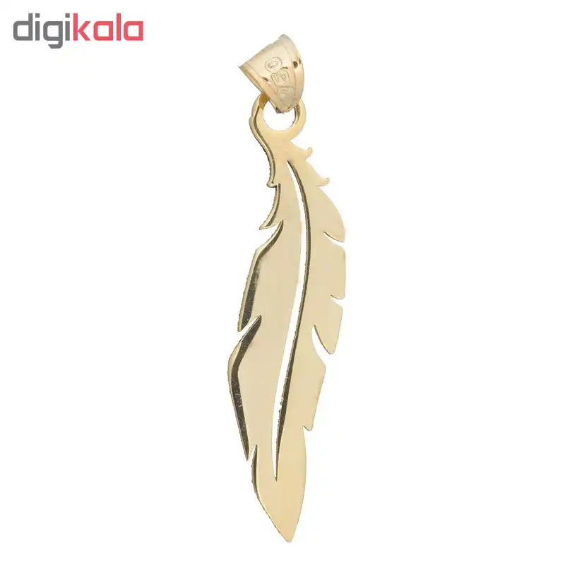 آویز گردنبند طلا 18عیار زنانه طرح پر مدل SG021