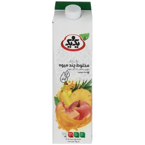 نکتار چند میوه یک و یک حجم 1 لیتر