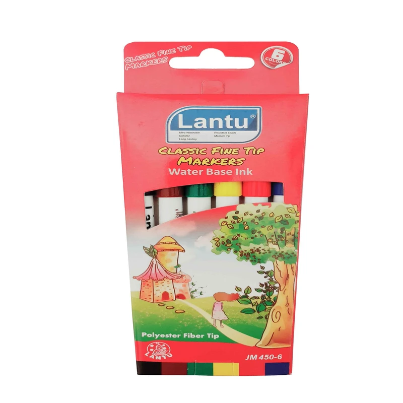ماژیک 6 رنگ لانتو مدل JM 450-6