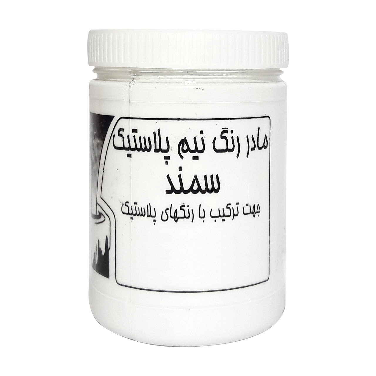 رنگ سفید سمند مدل p12 وزن 1 کیلوگرم