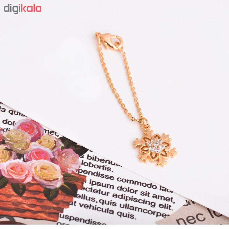 آویز ساعت طرح گل کد AS1024 آویز ساعت طرح گل کد AS1024