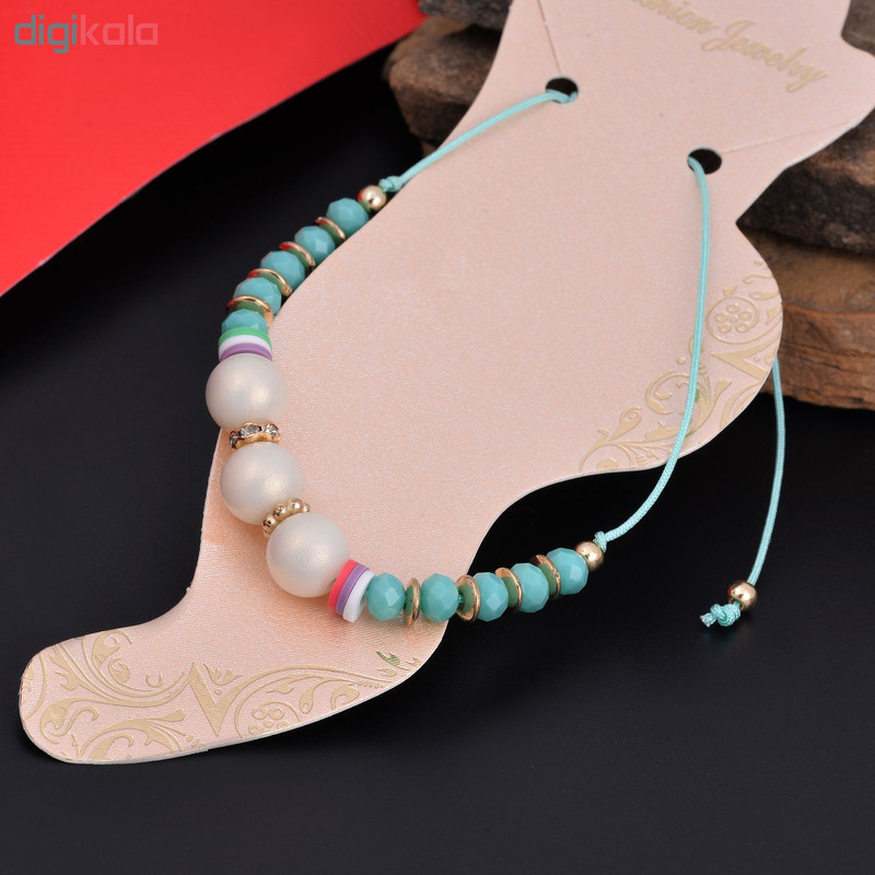 پابند زنانه طرح مروارید کد PA1081