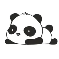 استیکر کلید و پریز طرح پاندا کد R9 بسته 2 عددی