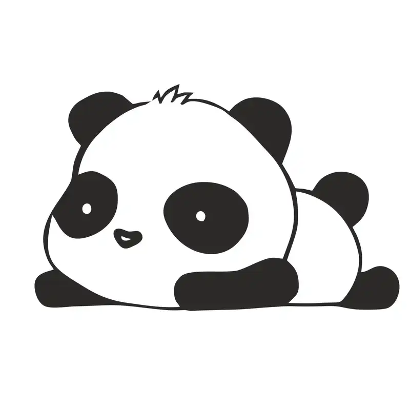 استیکر کلید و پریز طرح پاندا کد R9 بسته 2 عددی