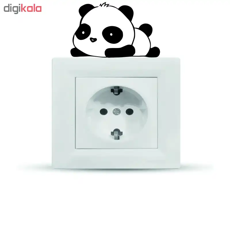 استیکر کلید و پریز طرح پاندا کد R9 بسته 2 عددی