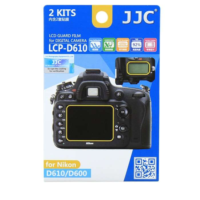 محافظ صفحه نمایش دوربین جی جی سی مدل LCP-D610 مناسب برای دوربین نیکون D600 بسته 2 عددی محافظ صفحه نمایش دوربین جی جی سی مدل LCP-D610 مناسب برای دوربین نیکون D600 بسته 2 عددی
