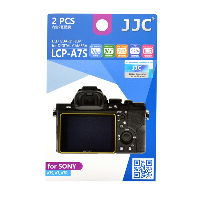 محافظ صفحه نمایش دوربین جی جی سی مدل LCP-A7S مناسب برای دوربین سونی A7 بسته 2 عددی