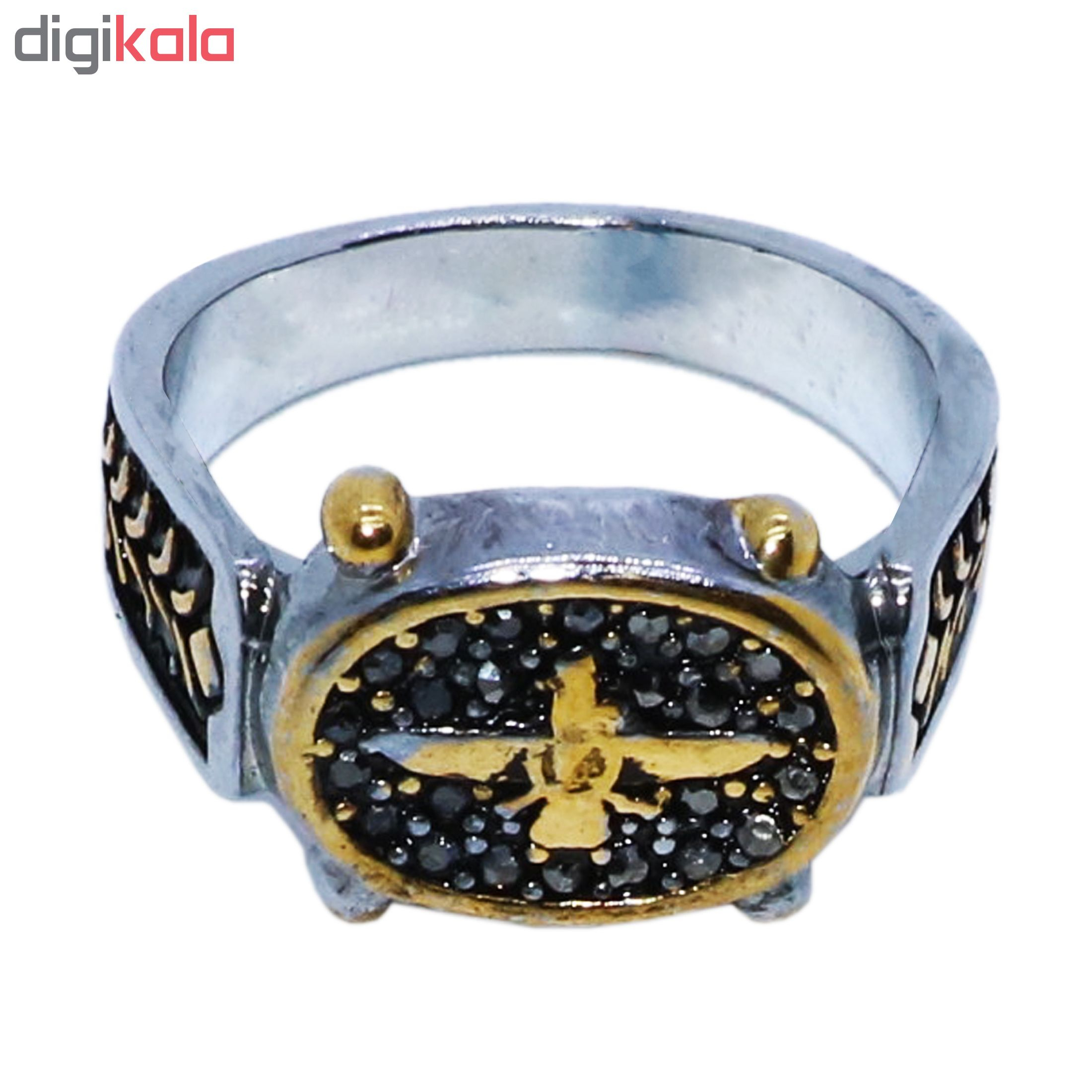 انگشتر مردانه طرح فروهر کد 0100