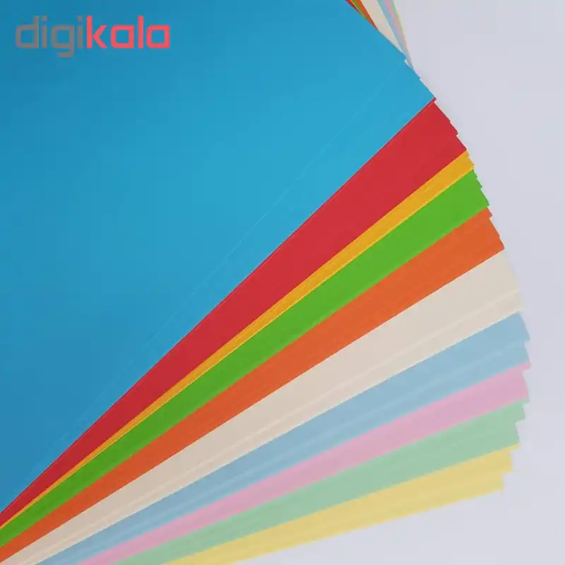 کاغذ رنگی A4 مدل کالرفول کد S10 بسته ۱۰۰ عددی