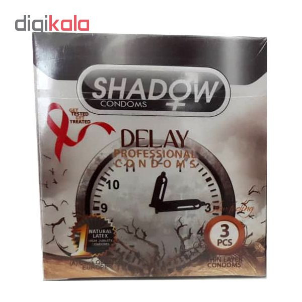 کاندوم شادو مدل DELAY بسته 3 عددی