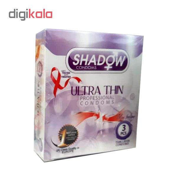 کاندوم شادو مدل ULTRA THIN بسته 3 عددی