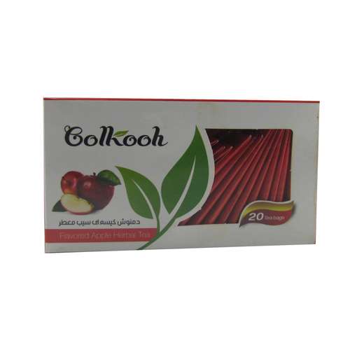 دمنوش کیسه ای سیب معطر گلکوه بسته 20 عددی