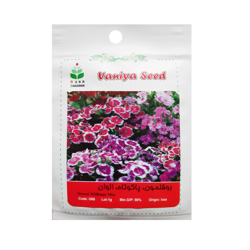 بذر بوقلمون پا کوتاه الوان آذر سبزینه مدل O68