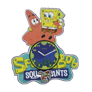  ساعت دیواری اتاق کودک لوتوس کدBS-02-BOBSPONGE