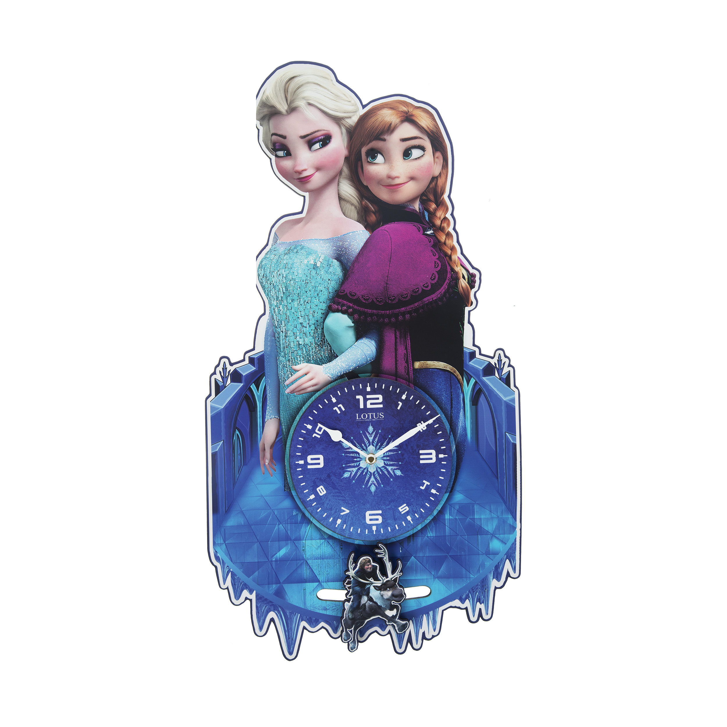 ساعت دیواری اتاق کودک لوتوس کدFR-003-FROZEN