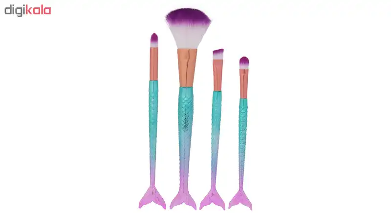 ست برس آرایشی کد B101 بست 4 عددی