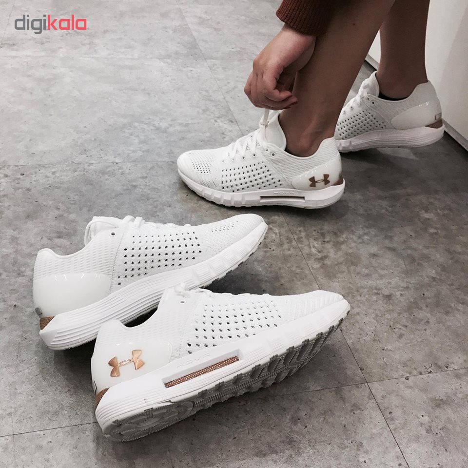 کفش مخصوص پیاده روی مردانه آندر آرمور مدل  HOVR Sonic White Gold