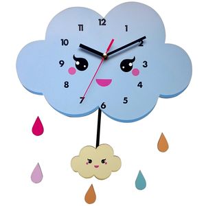 نقد و بررسی ساعت دیواری کودک باروچین طرح happy clouds توسط خریداران