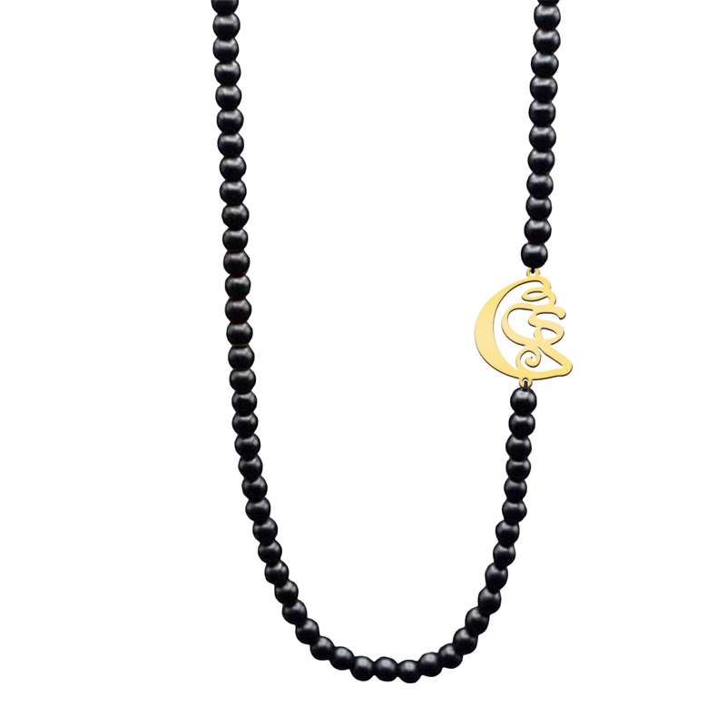 گردنبند نقره مردانه ترمه 1 طرح دی کد A89